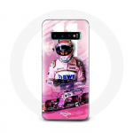 &Uuml;mbris Samsung Galaxy S10 edge Formula 1 Sergio P&eacute;rez F1 Driver Pink jaoks