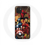 Coque pour Samsung Galaxy A03 Avengers invaders Anciens soldats