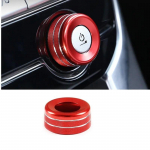 Alumiiniumisulamist auto keskjuhtimise helitugevuse reguleerimisnupu r&otilde;nga kate sobib Jaguar F-pace XE XF 2016- autotarvikud For F-Pace 2016-2020 punane