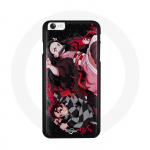 Coque pour Iphone SE 2020 Demon Slayer Tanjiro Nezuko Attaque Combat - Maniacase