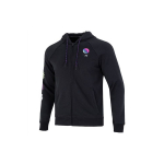 Under Armour Elevated Terry t&auml;is-lukuga kapuutsiga jakk naeratava logoga Meeste &uuml;ler&otilde;ivad Must 1373839-001 L