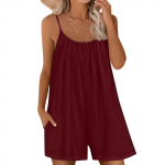 Naiste vabaaja kombinesoon &uuml;hev&auml;rviline, varrukateta ja reguleeritav taskutega p&uuml;ksid L armee roheline v&auml;rv