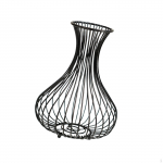 Korgikorgihoidja Kogumiskorv Kodu Dekoratsioon Eraldiseisev Hoiukorv Rustikaalne Veinipudelikork must