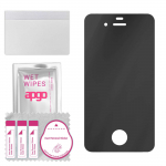 apgo Privacy Matte Hybrid protective glass compatible with Apple iPhone 4 CDMA, flexible nano glass, great replacement for tempered glass, scratch-res