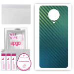 apgo Protective Skin Sticker for the back compatible with Xiaomi CC11, Wrap Film, Foil, Vinyl - Pattern Carbon Chameleon CAKA1
