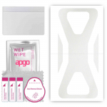 apgo Protective Skin Sticker for the back compatible with Black Shark 3 Pro, Wrap Film, Foil, Vinyl - Pattern Matte Transparent