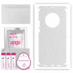 apgo Protective Skin Sticker for the back+sides compatible with Huawei Mate 40 Pro, Full Wrap Film, Foil, Vinyl - Pattern Transparent Carbon