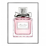 Mood Parf&uuml;&uuml;m Naine Plakat Roosa lill Seksikas huulemeik Dekoratiivmaalid L&otilde;uend Seinapildid T&uuml;drukute Tuba Kodukaunistus Moodne 30x40cm No Framed