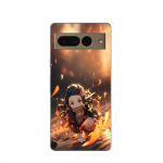 Coque maniacase pour Google Pixel 7 Pro Demon Slayer Nezuko 3D art anime Manga