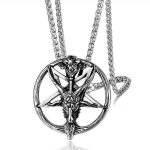 Retro Punk Nordic Bull Head ripats Kaelakee Meestele Klassikaline Loomade Isiksuse Ehted AL4133-Silver