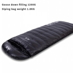 &Uuml;mbriku stiilis udusulgedega magamiskott &Uuml;limalt kerge hanesulgedest veekindel plusssuurus talvine soe reisimine matkamagamiskott Goose down 1200g