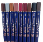 Huule- ja silmapliiats LUOYS Cosmetics (&uuml;heksa v&auml;rvi komplekt)