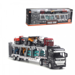 1/64 Scale 7 in 1 Ehitusm&auml;nguasjad, ehitusm&auml;nguasjad Autokandur S&otilde;iduki m&auml;nguasjade komplekt v&auml;ikelastele, lastele, poistele ja t&uuml;drukutele (klassikalise inseneriautoga) 1/48-Size:33*7.5*5cm