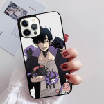 Solo Leveling Anime Telefoni&uuml;mbris iPhone 11 12 13 14 Pro Max mini XR XS SE 2020 6 7 8 Plus jaoks Samsung S21 S22 Coque Fundas iPhone 6plus