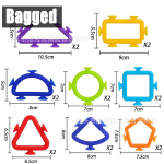 Montessori Pehme iminapiga viskamise m&auml;nguasjad Iminapaga mudel Loom Silikoonist ehitusklotside komplekt Ehita Sensoorne m&auml;ng Laste harivad m&auml;nguasjad S