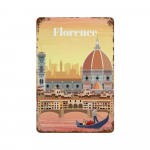 Amsterdam London Island Bali reisiplakat Metallist plekk-silt tahvel Retroplaadid Club Man Cave Bar Hotelli kodu Kohviku seinakaunistus 20x30cm