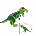 Dinosauruste sari Tyrannosaurus Rex lihas&ouml;&ouml;ja h&auml;rg draakon raske k&uuml;&uuml;nisega lohe r&ouml;&ouml;vloom ehitusklotsid laste m&auml;nguasjad