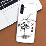 Judo jiu jitsu BJJ Brasiilia telefoni&uuml;mbris Samsung Galaxy A55 A54 A53 A52 A15 A14 A13 A12 A35 A34 A33 A32 A25 A24 A23 A22 A04S jaoks Samsung A73