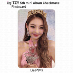 ITZY 5. minialbumi Checkmate ametlik fotokaart Selge kaardi erikaart KPOP Lia - #05