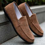 Meeste Loafers Kingad Br&auml;nd Mood Pehmed Meeste Mokassiinid Loaferid L&otilde;uend Slip-On vabaajajalatsid Meeste &otilde;ues jalutamine Meeste jalatsid 38 kaamel