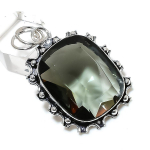 Alexandrite Quartz Gemstone Handmade 925 Sterling Silver Pendant 2.09 a5u79