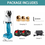 340&deg; juhtmeta kuumsulatusmasin 20/25/32 mm t&otilde;hus laetav PPR/PB/PE torukeevitusmasin Makita aku jaoks