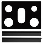 1 komplekt gaasipliidi pealmine kate 5 auguga 3 vaheribaga kuumakindel n&otilde;udepesumasinas ohutu korduvkasutatav mittenakkuva silikoonist gaasipliidi kaane kaitse roheline