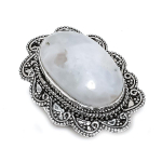 Rainbow Moonstone Gemstone Handmade 925 Sterling Silver Jewelry Ring Size 7 i3k91
