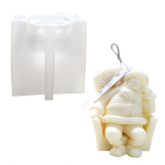 J&otilde;uluk&uuml;&uuml;nla silikoonvorm 3D j&otilde;uluvana k&uuml;&uuml;nlavorm k&uuml;&uuml;nlaseebi krohvist &scaron;okolaadist kaunistuse valmistamiseks