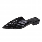 mood 2024 Uued Suvised Kuld H&otilde;be Madala Kontsaga Sandaalid Naised Terava Ninaga Paksu Kontsaga Gladiaator Sandaalid Naine Br&auml;nd Disainer Kontsad Naised 39 must