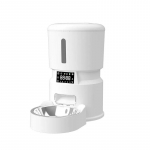 Nutikas Lemmiklooma S&ouml;&ouml;tur 4L Toiduhoiustamis&auml;mber Automaatne Kvantitatiivne Integreeritud Kassi ja Koera S&ouml;&ouml;tur Elektriline S&ouml;&ouml;tur valge