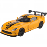1/32 Dodge Viper ACR SRT Sulamist Sportauto Mudel Valatud Metallist M&auml;nguautod Auto Mudel Simulatsioonheli ja valgusega Laste M&auml;nguasi Kingitus kollane