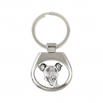 Fox Terrier Smooth - keychain with a dog, keychain with a print, personalized pendant from the Art-Dog brand