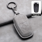 Nahast auto v&otilde;tme&uuml;mbrise kate Ford Fusion Mustang Explorer F150 F250 F350 Ranger Mondeo kaugjuhtimispuldi v&otilde;tmehoidja puldi tarvikud