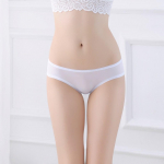 Naiste Sexy Lace Splice Alusp&uuml;ksid Alusp&uuml;ksid Pesu V&otilde;rgust aluspesu L valge
