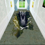 3D lille- ja murukoridor Pikad vaibad Kerge luksuslik esikuvaip libisemiskindel jooksjavaip Pastoraalne tee trepimatt W100*H300CM