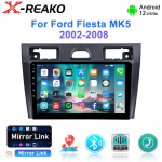Ford Fiesta Mk VI 5 Mk5 jaoks 2002&ndash;2008 Android 12.0 autoraadio Multimeedia GPS-navigatsioonipleier Stereo Carplay 2 Din DVD Carplay 1+32