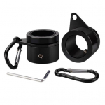 1 komplekti lipuvarda r&otilde;ngas karabiinv&otilde;tmega raskeveokite sulamist 360 kraadi must