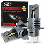 2tk H4 LED esitule pirnid 9003 HB2 Canbus kaugtuled autovalgustid 30000LM Turbo Led dioodlamp Auto 12V 6500K lampada