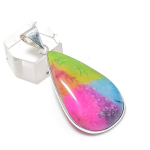 Rainbow Solar Quartz Gemstone Handmade 925 Sterling Silver Pendant 1.97 b6a58