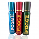 Fogg Fresh Deodorant Fragrance Body Spray Combo Pack of 3,120ml (Majestic-Monarch-Victor)