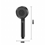 Du&scaron;ipea 5 režiimi reguleeritav must/h&otilde;be/hall vannidu&scaron;ipea k&otilde;rgsurve vett s&auml;&auml;stev du&scaron;ipea Vannitoatarvikud must