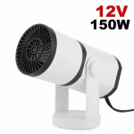 Talvine 12V 150W autosoojendi ventilaatorid elektriline jahutus esiklaasi soojendus udueemaldus uduvastane eelk&auml;ivitus eelsoojendus kokkupandav soojendus 12V valge