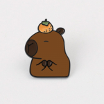 Multikas pross sulamist m&auml;rk metallist n&ouml;&ouml;pn&otilde;elaga pandla m&auml;rk Capybara pross loomapross armas koolikoti kaunistus seljakoti tarvikud