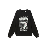 Levis X Universal Monstersi koost&ouml;&ouml; tegelaseprindiga pusa pikkade varrukatega dressipluus Unisex dressipluus Must A3691-0000 L gray