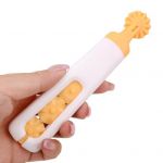 1/2 tk Roller Dockeri taignal&otilde;ikuri t&ouml;&ouml;riist Toidukvaliteediga BPA-vaba minisuuruses kerge DIY Wave taigna l&otilde;ikamist&ouml;&ouml;riist k&ouml;&ouml;gitarvikud 1 PCS kollane