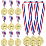 Pakis 12 medalit, graveeritud trofeemustriga medal, kuldmedal eest 12pcs