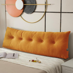 Voodik&uuml;lje seljatoe padi suur pikk mugav seljatugi padi voodi sisekujundus &ouml;&ouml;kapi seljatugi 60*40*12cm oranž
