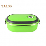 Roostevabast terasest l&otilde;unas&ouml;&ouml;gikarbi isolatsiooniga termiline Bento Box kaasaskantav h&otilde;lpsasti puhastatav toidukonteiner v&auml;lipikniku jaoks S sinine