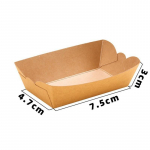 100 tk/partii Kokkupandavad j&otilde;upaberist paadikujulised kandikud pakkekarp &uuml;hekordselt kasutatavad sushitoidu serveerimise kondiitrikarbid other